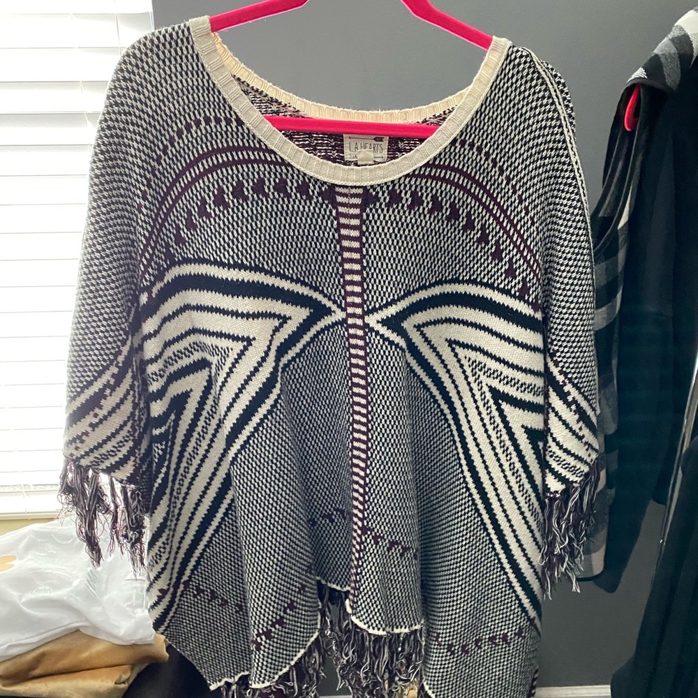 PacSun Poncho Sweater